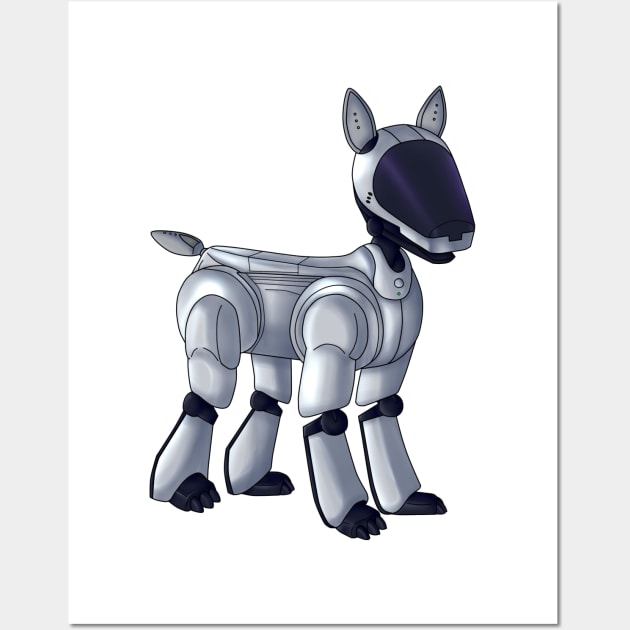 Aibo ERS-210 (Silver) Wall Art by ThreeChance